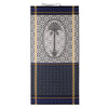 Palmeraie Black Beach Towel by Le Jacquard Français at Fig Linens and Home