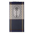 Palmeraie Black Beach Towel by Le Jacquard Français at Fig Linens and Home