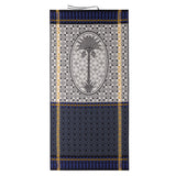 Palmeraie Black Beach Towel by Le Jacquard Français at Fig Linens and Home