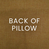 Augustus Pillow in Red - coordinating tan/taupe back by D.V. KAP Home