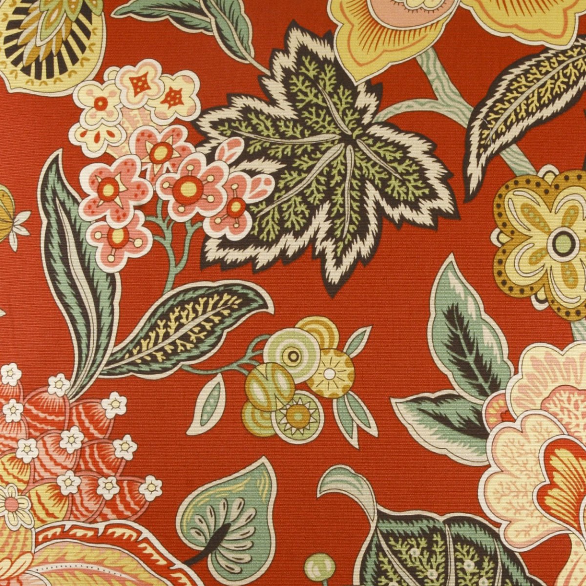 Augustus Pillow in Red - fabric swatch detail by D.V. KAP Home