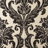 Beatrice Pillow in Black - fabric swatch detail by D.V. KAP Home