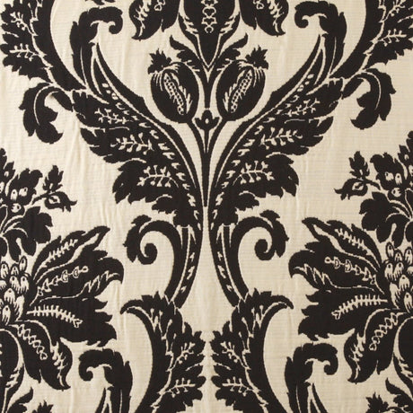 Beatrice Pillow in Black - fabric swatch detail by D.V. KAP Home