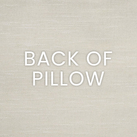 Beatrice Pillow in Black - solid ivory back by D.V. KAP Home