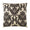Beatrice Pillow in Black - front view, traditional design by D.V. KAP Home