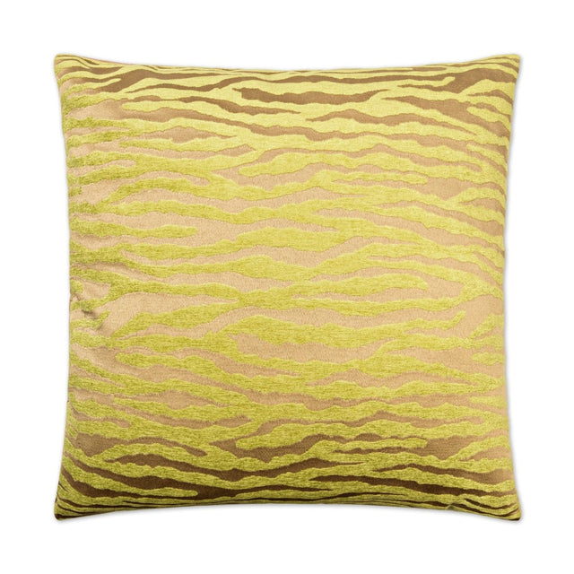 Bengalla Pillow in Green - fabric swatch detail by D.V. KAP Home