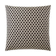 Beth Pillow in Black - front view, traditional design by D.V. KAP Home