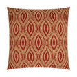 Carino Pillow in Paprika - front view, global red paprika design by D.V. KAP Home
