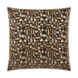 Centric Pillow in Aqua - front view, geometric turquoise and teal design by D.V. KAP Home