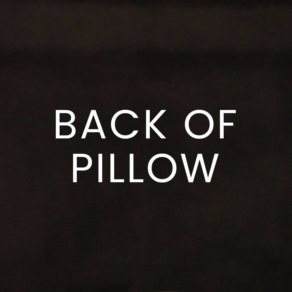 Centric Pillow in Mink - solid brown velvet back by D.V. KAP Home