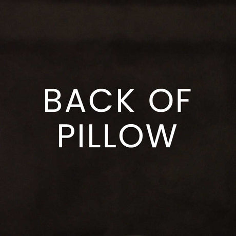 Centric Pillow in Mink - solid brown velvet back by D.V. KAP Home