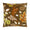 Charisma Pillow in Brown - front view, intricate floral design in warm brown tones by D.V. KAP Home
