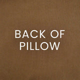 Charisma Pillow in Brown - coordinating brown back by D.V. KAP Home