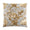 Dennehy Pillow in Aqua - front view, traditional floral linen design in aqua by D.V. KAP Home