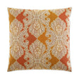 Derrington Pillow in Punch - front view, coral and orange global pattern by D.V. KAP Home