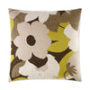 Esprit Pillow in Oasis - front view, floral green design by D.V. KAP Home