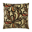 Fanfare Pillow in Burgundy - front view, floral design by D.V. KAP Home