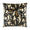 Fanfare Pillow in Navy - front view, floral blue design by D.V. KAP Home