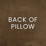 Hip Pillow in Dove - solid back by D.V. KAP Home