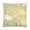 Hip Pillow in Dove - front view, floral tan and green design by D.V. KAP Home