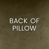 Key Pillow in Taupe - solid tan/taupe velvet back by D.V. KAP Home