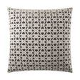Liam Pillow in Taupe - front view, traditional grey design by D.V. KAP Home