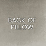 Liam Pillow in Taupe - solid tan/taupe velvet back by D.V. KAP Home