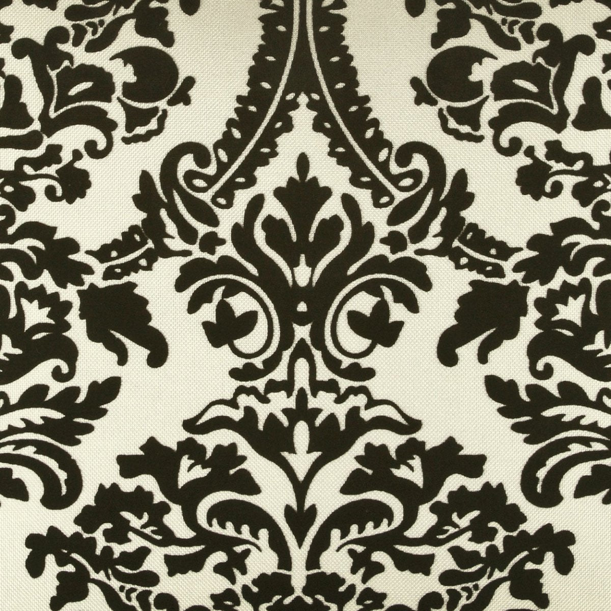 Linetta Pillow in White/Black - fabric swatch detail by D.V. KAP Home