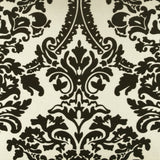 Linetta Pillow in White/Black - fabric swatch detail by D.V. KAP Home