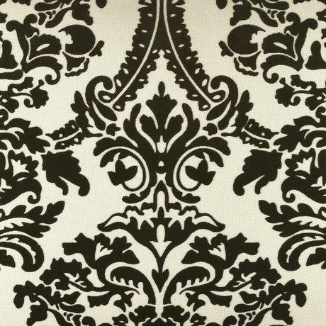 Linetta Pillow in White/Black - fabric swatch detail by D.V. KAP Home