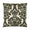 Linetta Pillow in White/Black - front view, traditional black and white pattern by D.V. KAP Home