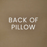 Lyric Pillow in Chocolate - coordinating tan/taupe back by D.V. KAP Home