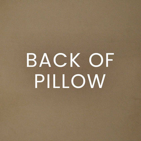 Lyric Pillow in Chocolate - coordinating tan/taupe back by D.V. KAP Home