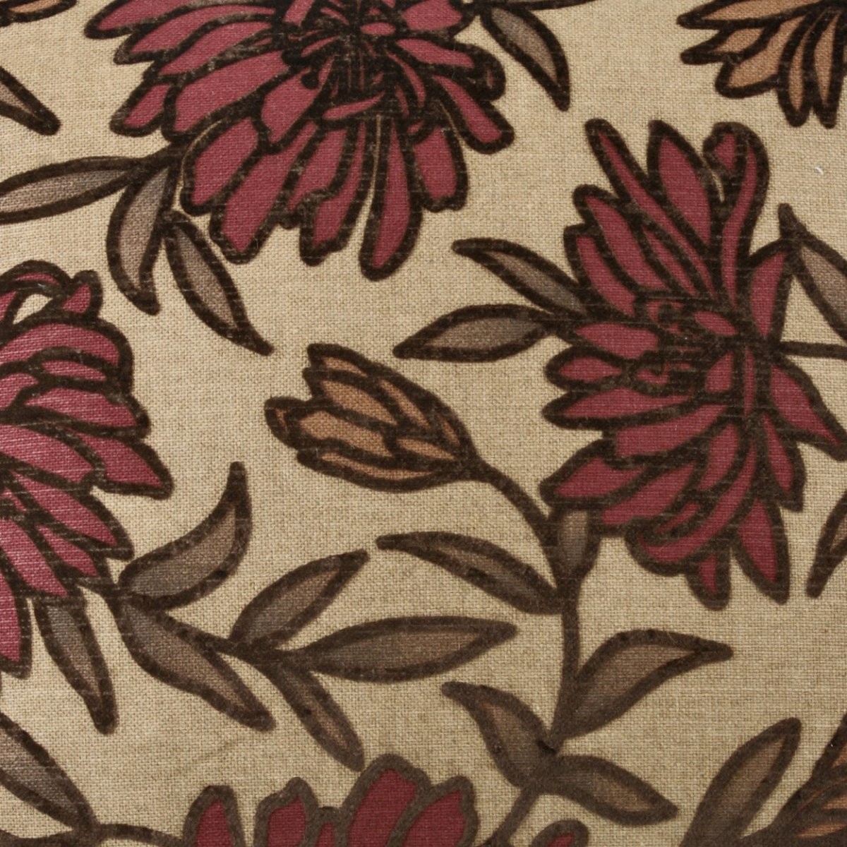 Montague Pillow in Burgundy - fabric swatch detail by D.V. KAP Home