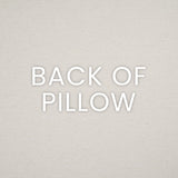 Ottoman Stripe Pillow in Yellow - coordinating back by D.V. KAP Home