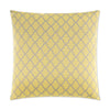 Pacato Pillow in Yellow - front view, traditional yellow design by D.V. KAP Home