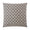 Prisim Pillow in Black - front view, geometric black and white pattern by D.V. KAP Home