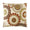 Taraz Pillow in Teak - front view, global-inspired design in rich brown teak tones by D.V. KAP Home