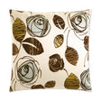 Tory Pillow in Spa - front view, floral turquoise and teal design by D.V. KAP Home