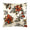 Trixie Pillow in Ebony - front view, floral design in rich ebony black by D.V. KAP Home