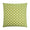 Volt Pillow in Green - front view, traditional circular dot design in captivating green by D.V. KAP Home