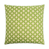 Volt Pillow in Green - front view, traditional circular dot design in captivating green by D.V. KAP Home