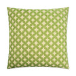 Volt Pillow in Green - front view, traditional circular dot design in captivating green by D.V. KAP Home