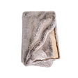 Chestnut Faux Fur Oversized Throw by Evelyne Prélonge at Fig Linens and Home