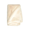 Creme Faux Fur Throw by Evelyne Prélonge at Fig Linens and Home