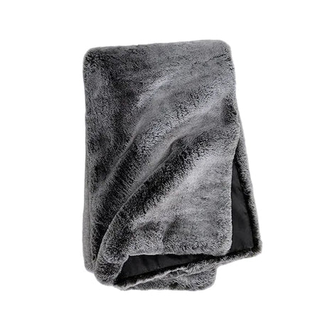 Glacier Faux Fur Throw by Evelyne Prélonge at Fig Linens and Home