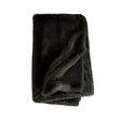 Smoky Grey Faux Fur Throw by Evelyne Prélonge | Fig Linens and Home 2