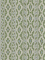 Vero Ikat Pistachio Fabric by Stroheim Pistachio Yard of Fabric - 54" Width at FIG LINENS AND HOME 3