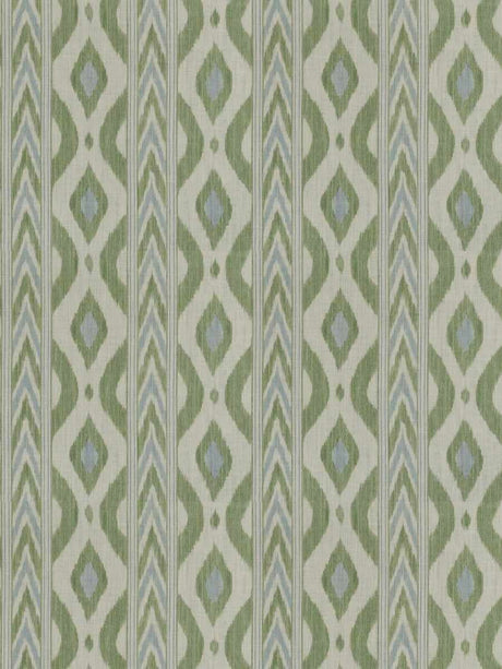 Vero Ikat Pistachio Fabric by Stroheim Pistachio Yard of Fabric - 54" Width at FIG LINENS AND HOME 3