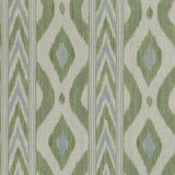 Vero Ikat Pistachio Fabric by Stroheim Pistachio Yard of Fabric - 54" Width at FIG LINENS AND HOME 1